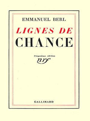 cover image of Lignes de chance